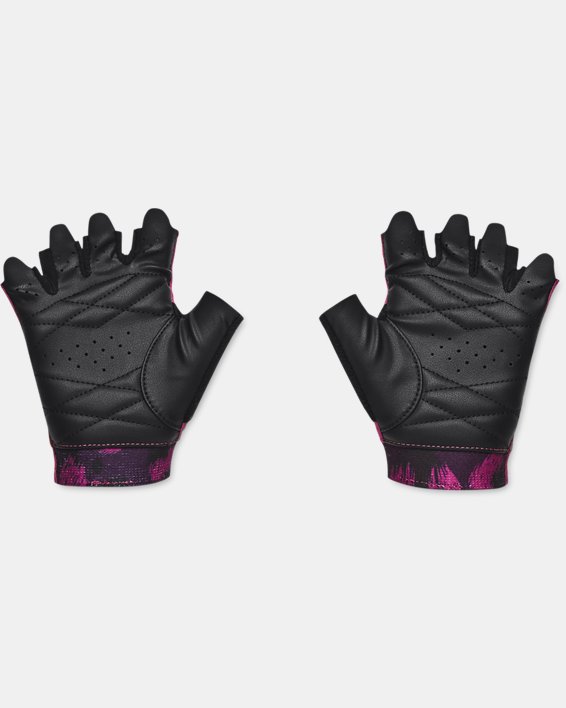 Women's UA Graphic Training Gloves, Pink, pdpMainDesktop image number 1